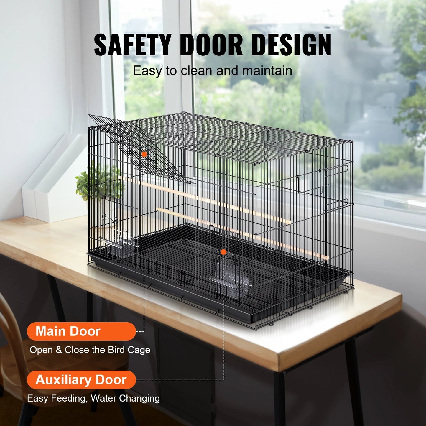 30inch Pet Bird Metal Cage - Love Bird Cages