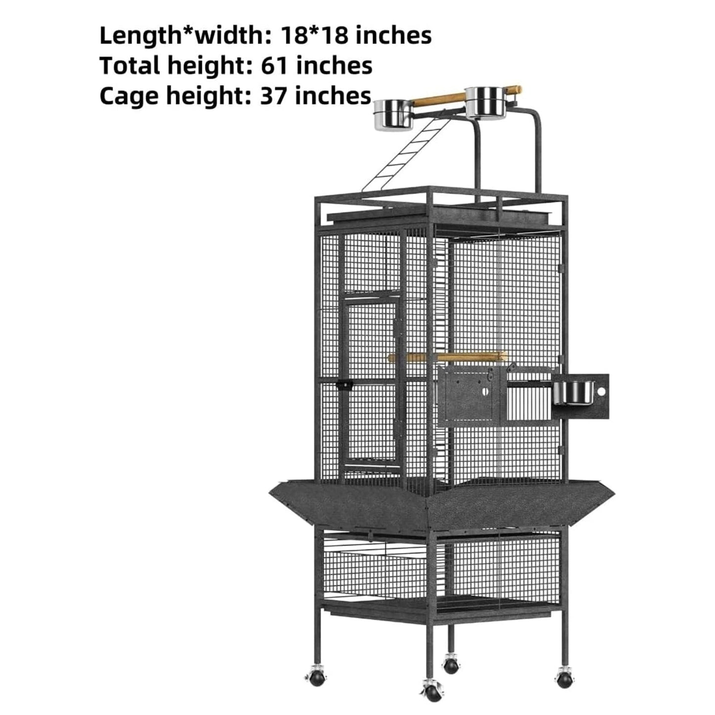 61 Inch Large Bird Cage - Love Bird Cages