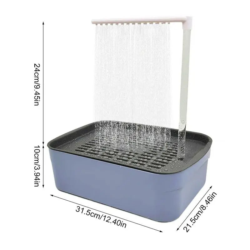Bird Bath Shower Tub - Love Bird Cages