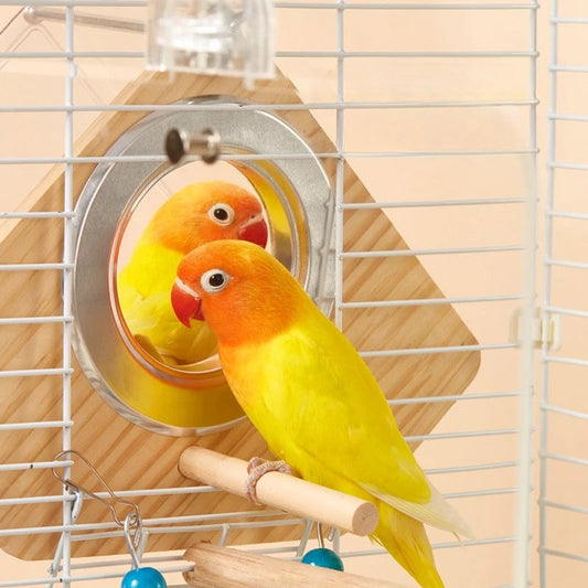 Budgie Wood Bird House - Love Bird Cages