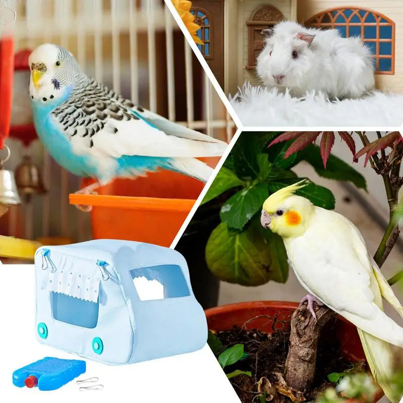 Car Shape Cooling Sleeping Cage - Love Bird Cages