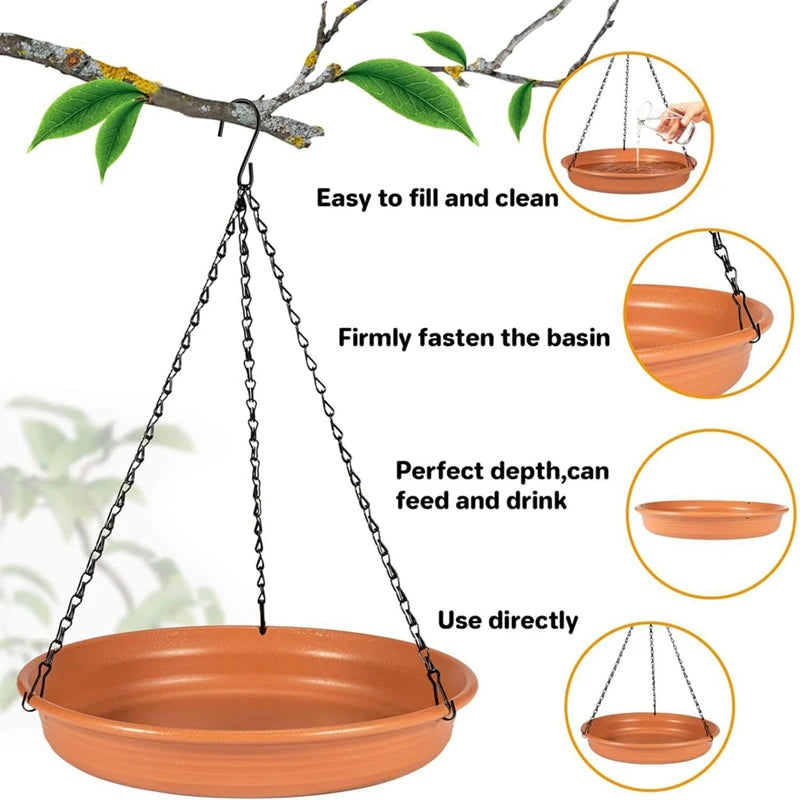 Dish Tray Bird Bath Tub - Love Bird Cages