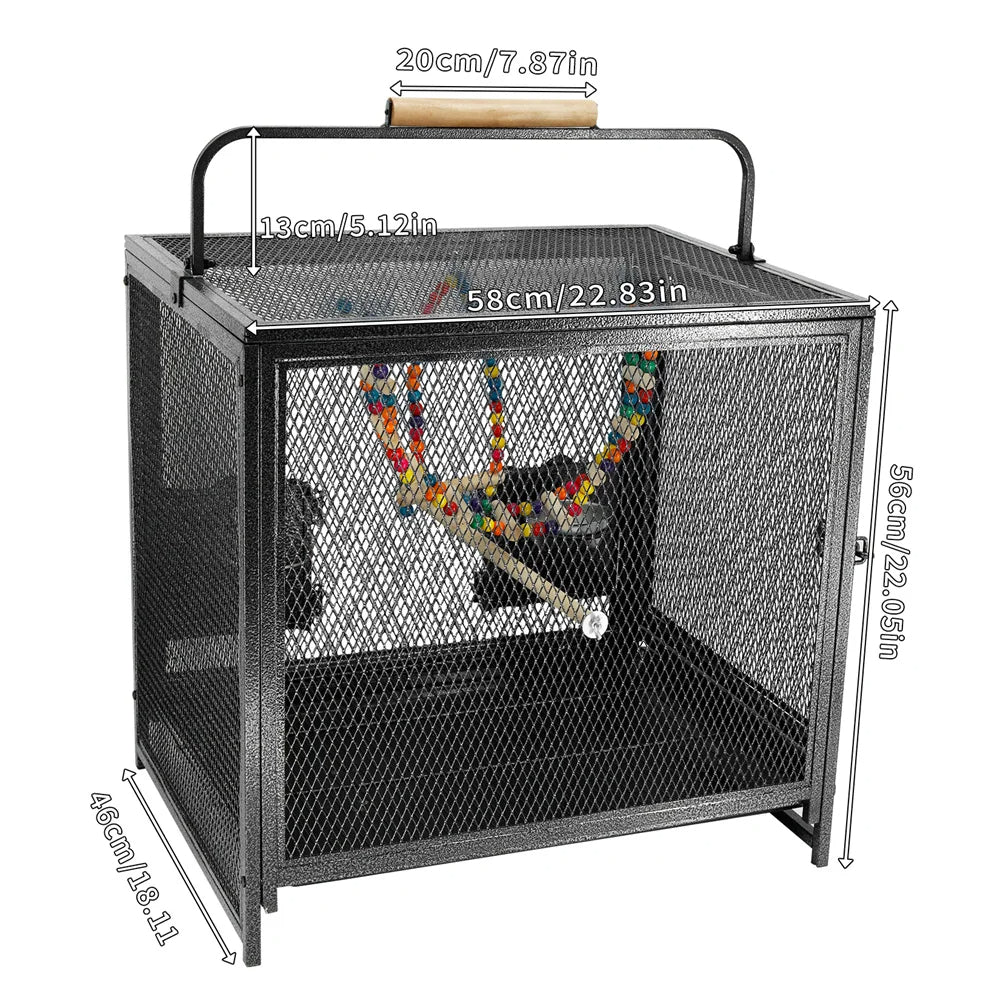 Heavy Duty Iron Cage - Love Bird Cages