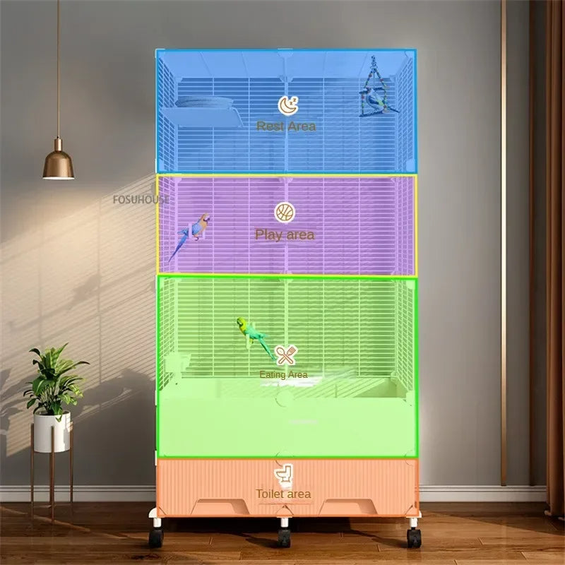 Large Luxury Villa Parrot Cage - Love Bird Cages
