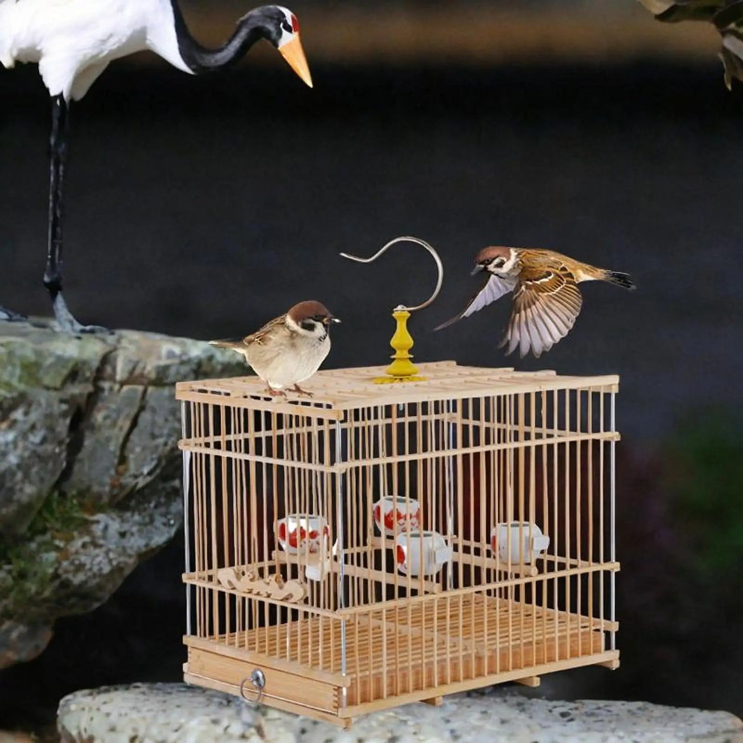 Outdoor Hanging Bird Cage - Love Bird Cages