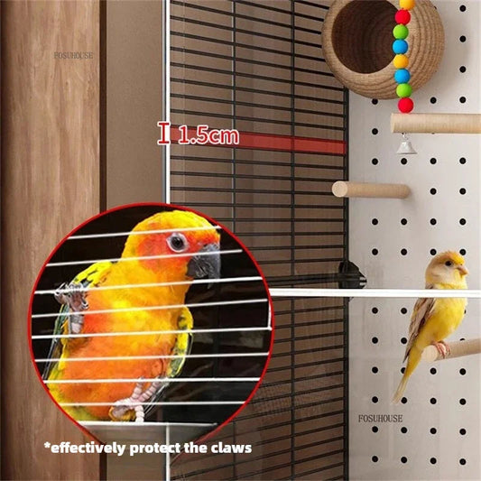 Removable Partition Large Iron Bird Cage - Love Bird Cages