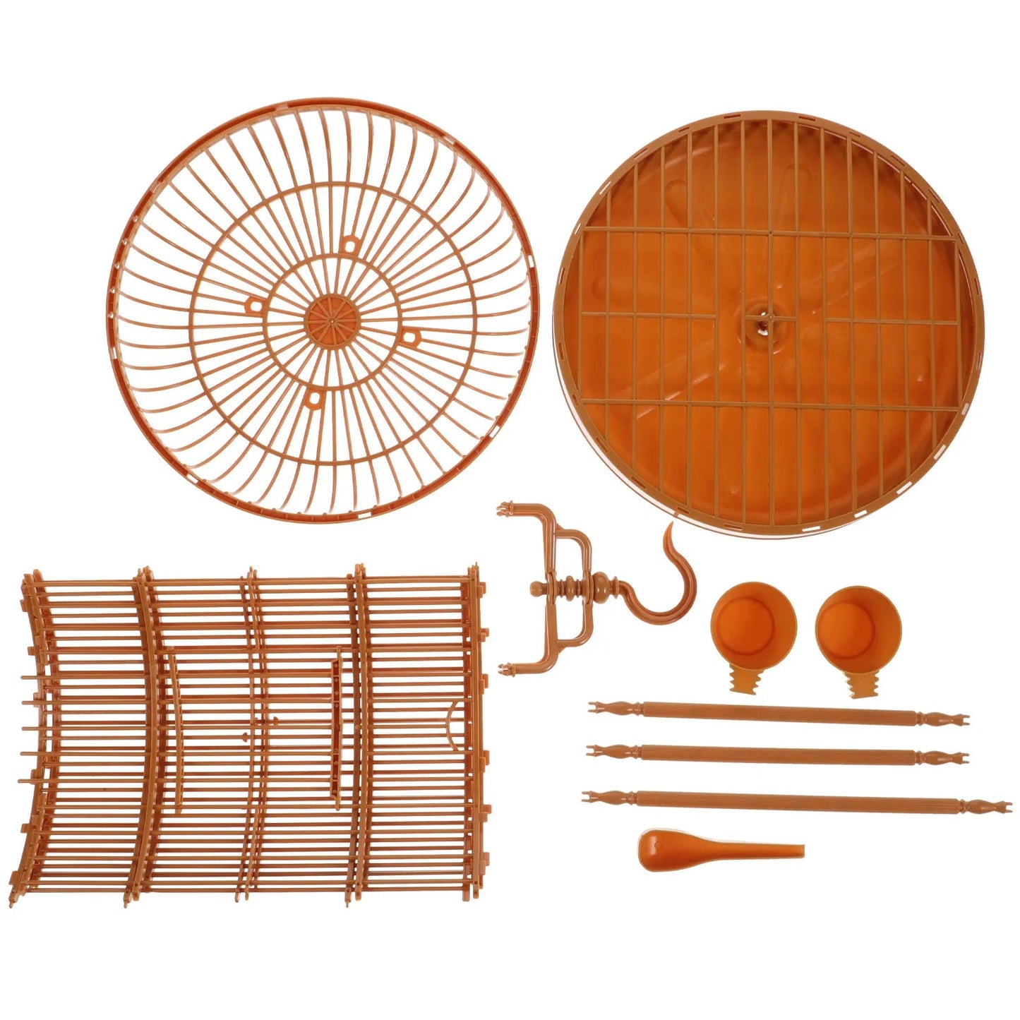 Round Plastic Bird Cage - Love Bird Cages