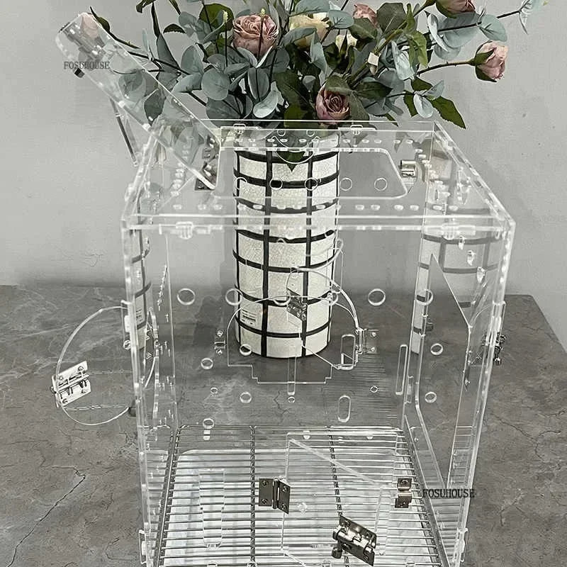 Transparency Acrylic Bird Cage - Love Bird Cages