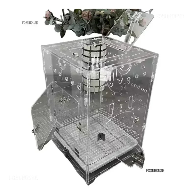 Transparency Acrylic Bird Cage - Love Bird Cages