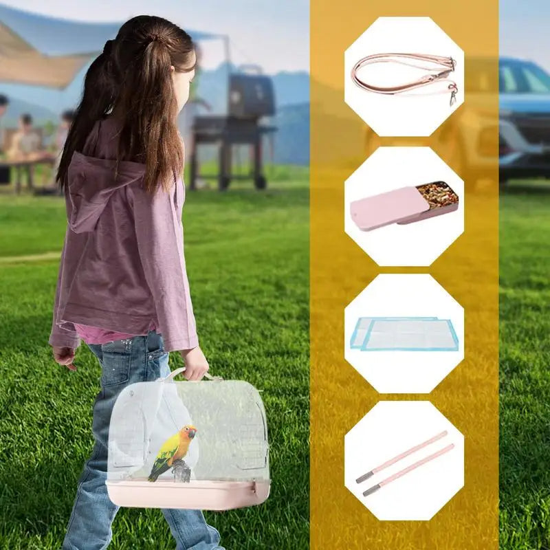 Travel Bird Cage - Love Bird Cages