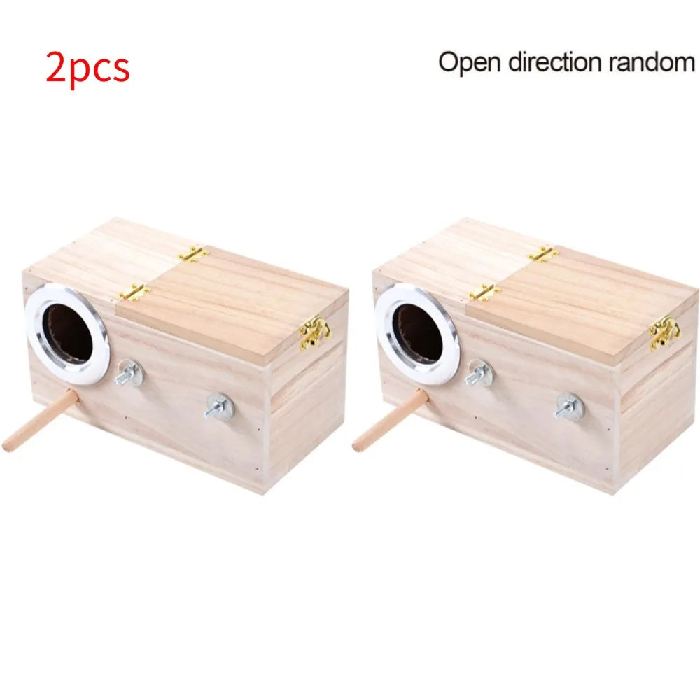 Wooden Breeding Box - Love Bird Cages