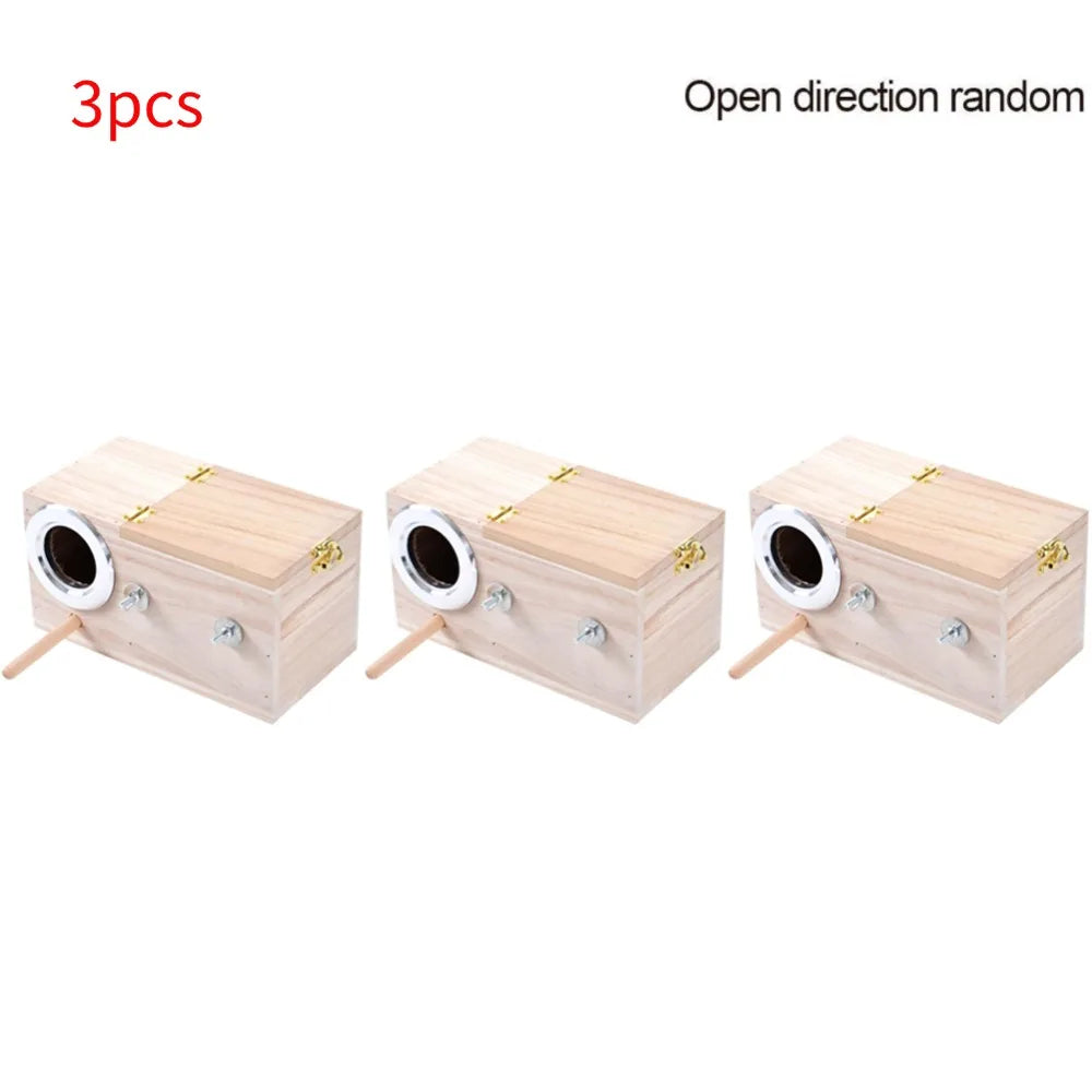 Wooden Breeding Box - Love Bird Cages