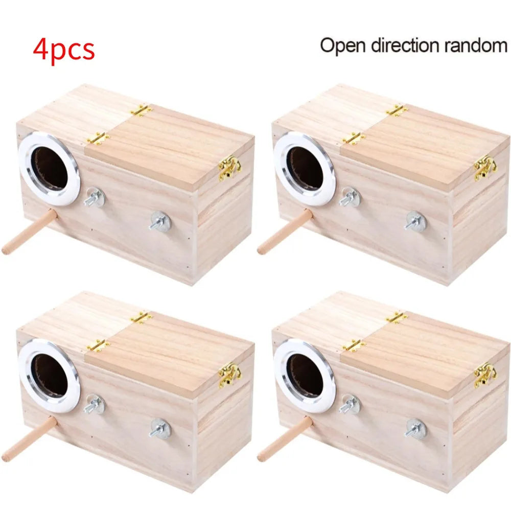 Wooden Breeding Box - Love Bird Cages