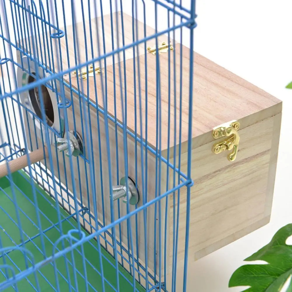 Wooden Breeding Box - Love Bird Cages