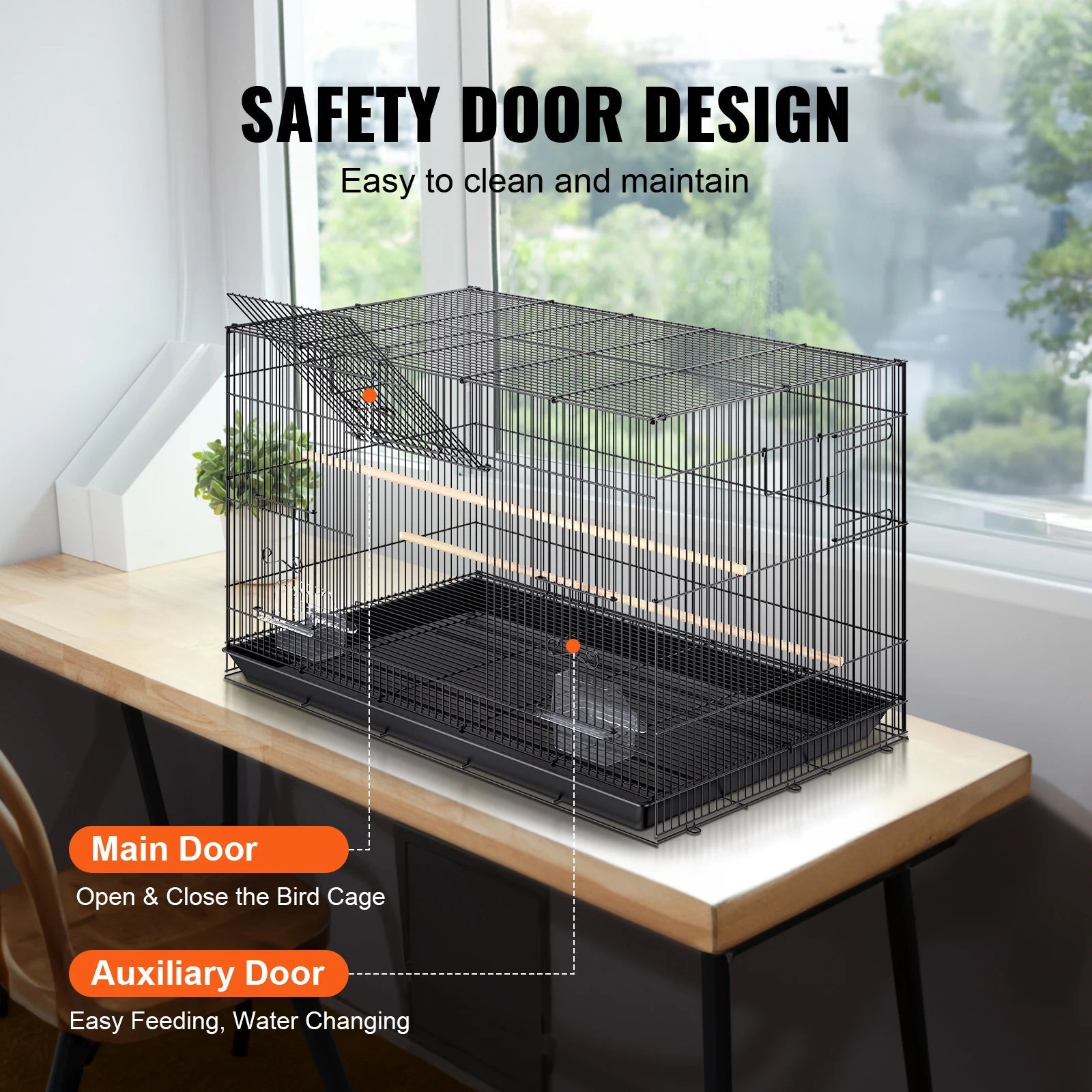 30inch Pet Bird Metal Cage - Love Bird Cages