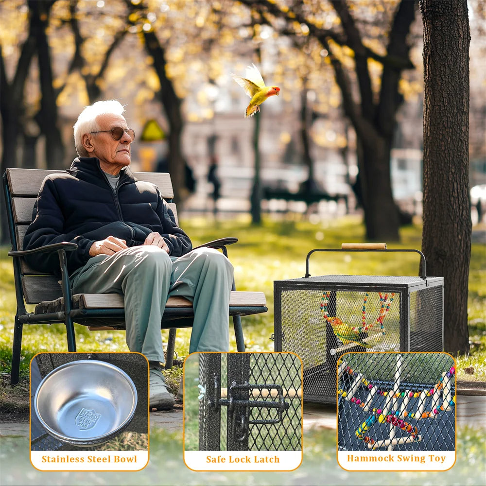 Heavy Duty Iron Cage - Love Bird Cages