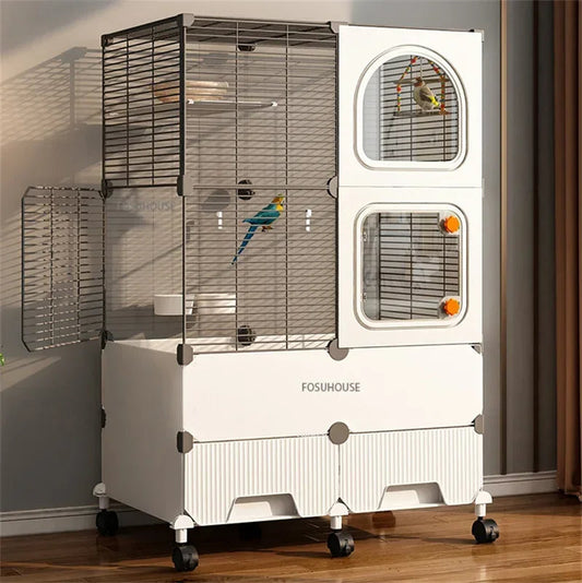Large Luxury Villa Parrot Cage - Love Bird Cages