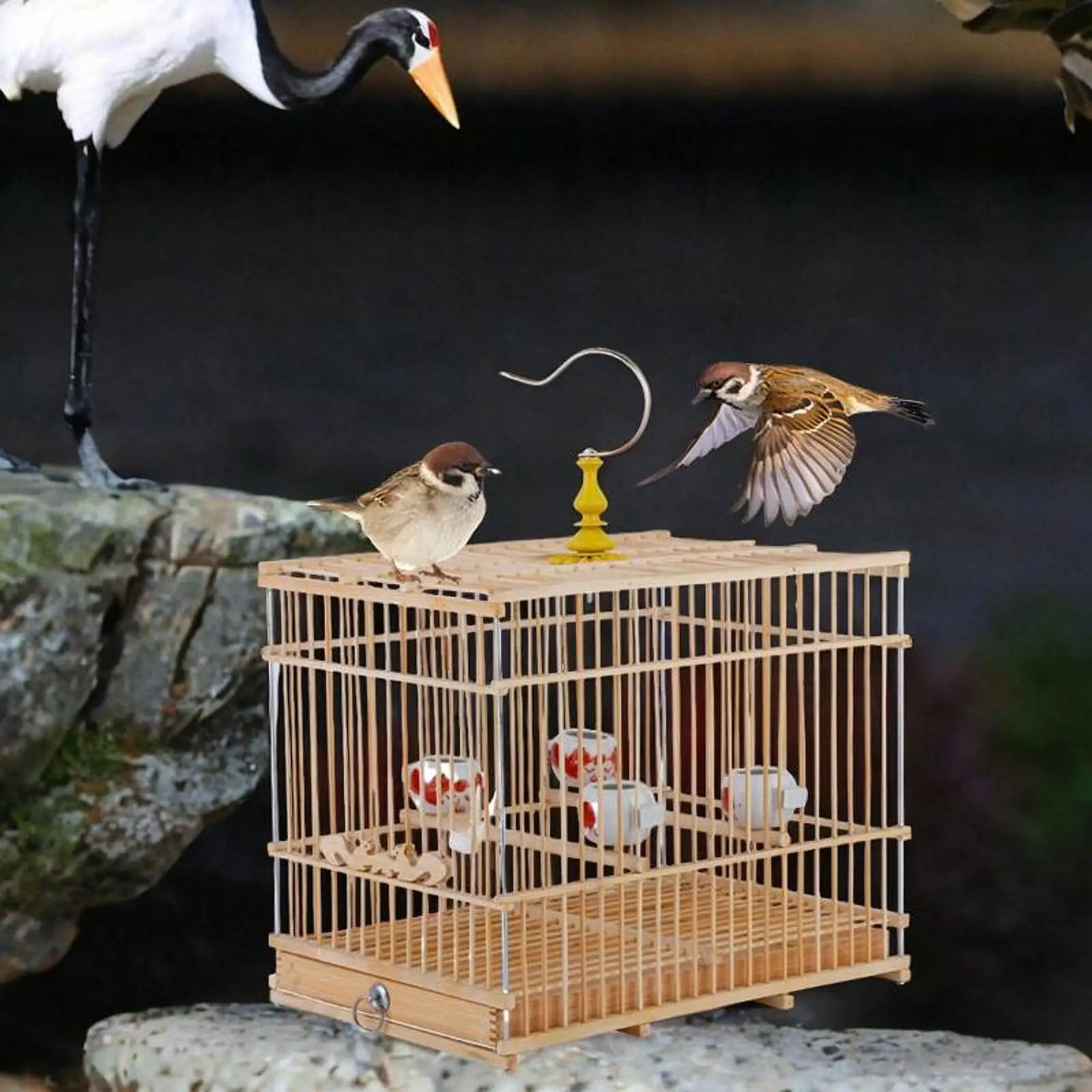 Outdoor Hanging Bird Cage - Love Bird Cages